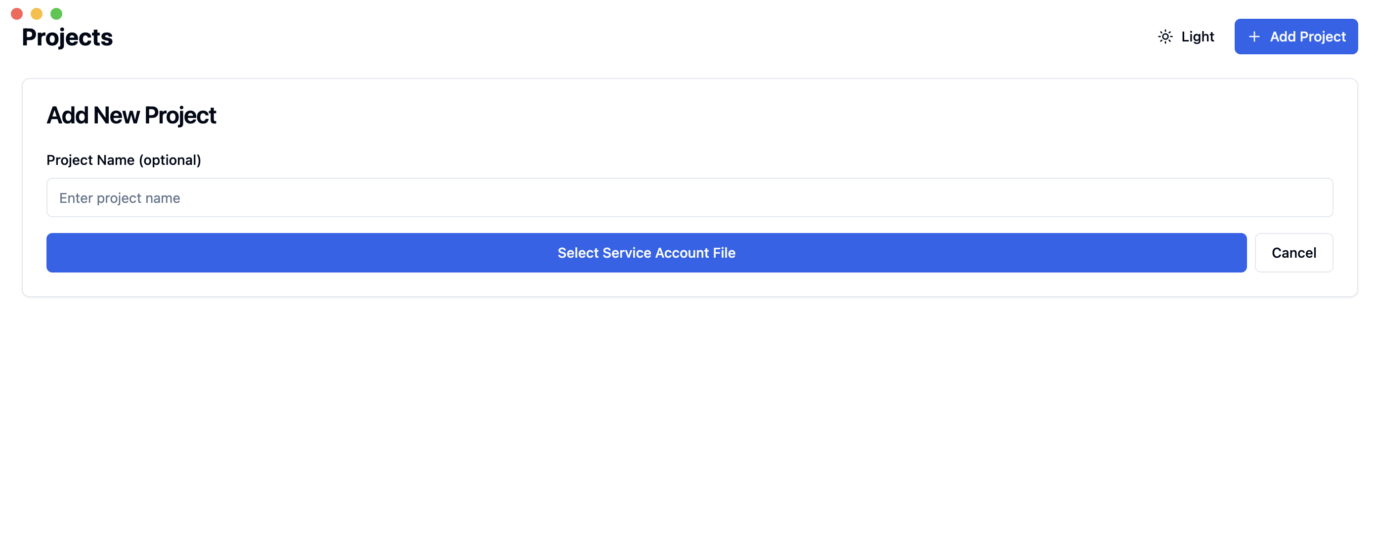 Connect your Firestore project